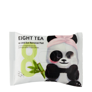 BOM Eight Tea Lip and Eye Remover Pad 30 Piece Per Pack