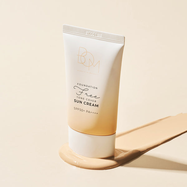 BOM Foundation Free Tone Cover Sun Cream SPF50+PA++++