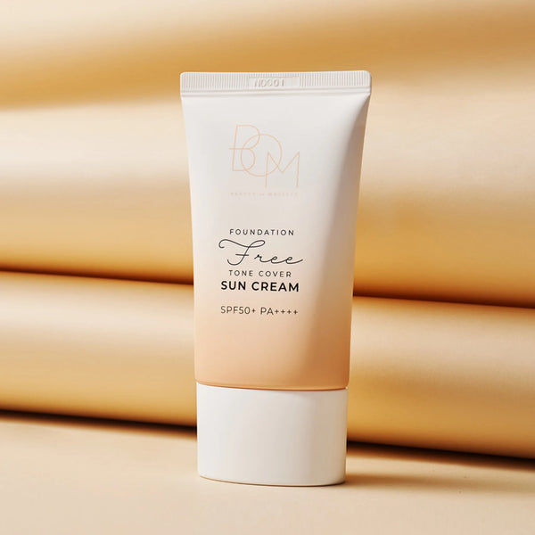 BOM Foundation Free Tone Cover Sun Cream SPF50+PA++++