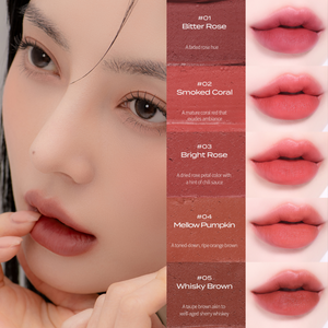 BOM Cloud Blur Lipstick in 5 colours